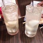 くいもの屋 北彩亭 - 果実酒ソーダ割り＠550円