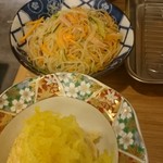 笑猿場 - ポテトサラダ、春雨サラダ