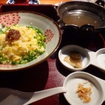 星期菜 白金 - ◆スープ五目炒飯(1000円）
      これも須崎店で頂き、美味しかった品。