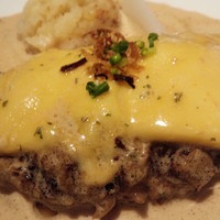 旬菜ステーキ処 らいむらいと - チーズハンバーグ