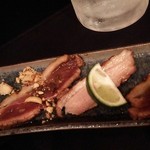 鴨蕎麦 尖 - 鴨三種盛り