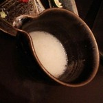 鴨蕎麦 尖 - 蕎麦湯