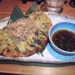 獅魂 - 広島菜とじゃこの和風チヂミ