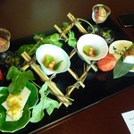 うかい竹亭 - 【2016.7】季節の趣向を凝らした前菜！