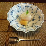 うかい竹亭 - 【2016.7】桃のシャーベット