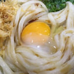 あまからさん - 釜玉うどん  ズーム