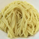 麺屋りゅう - 味玉つけ麺の麺（アップ）
