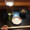 鮨正 - 料理写真:お通しと生ビール