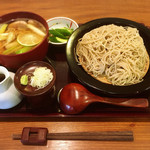 蕎麦切り あなざわ - 鴨汁蕎麦 大盛！