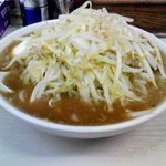 拉麺 岩男 - らーめん+味付半熟玉子（野菜少し多め）