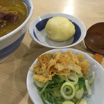 本格さぬきうどん　穂乃香 - 玉子天￥100円税込と薬味