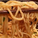 汁なし担担麺専門 キング軒 - 細麺２０秒ほどで茹であがる　2016.7