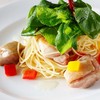 レストラン ヤマザキ - 料理写真:チキンとルッコラのペペロンチーノ