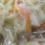 Yuuraku - 野菜たっぷりの皿うどん　2016.7