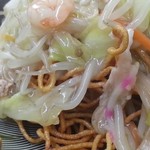 Yuuraku - 餡を擦って揚げ麺がシナシナになる　2016.7