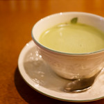 茶房きくち - 抹茶カプチーノ