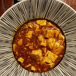 エムズグリエ - 麻婆豆腐(Sサイズ)☆☆　太陽みたい！辛めでお願いしました！別添で山椒もついてきました！
