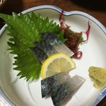 割烹若新 - 〆サバ