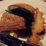 ラ･マンチーナ - アマダイのうろこソテー、シシャモがおまけ