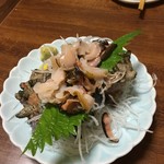割烹若新 - サザエ刺身