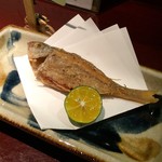 旬菜処 びいどろ - 旬菜処びいどろ(ビタロー唐揚げ)※魚は持ち込み