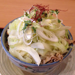 福徳屋 - 2016.6.25 肉つけキャベツ蕎麦☆（3人前）