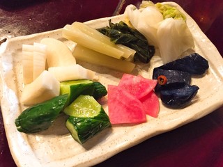 Izakaya Maruchin - おしんこ盛り合わせ(500円)