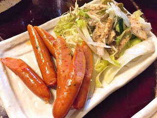 Izakaya Maruchin - 辛口ソーセージ(550円)