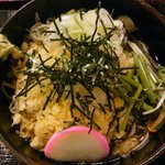Soba Dokoro Sekison - いろいろ乗ってて常連さんいちおしの「冷したぬき（そば）」