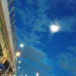 ひまわり - 観月橋からの月