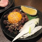 堅田酒場　情熱ホルモン - さくらユッケ（馬肉）