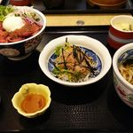 和食さと - ローストビーフ丼セット