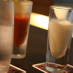 望楼NOGUCHI函館 - 牛乳　トマトジュース