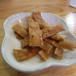 手打ちそば いるべ - 料理写真:蕎麦かりんとうです・・・塩味でビールのお摘みにしたら美味しそうでしたよ