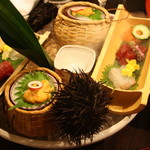 望楼NOGUCHI函館 - 夕食の御造り