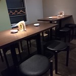 ニカイデ酒バ - テーブル席