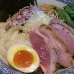 煮干し中華そば一燈 - 鴨白湯和えつけそば「カモーン２号～羽ばたけ天空の彼方へ～」2日目