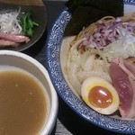 煮干し中華そば一燈 - 鴨白湯和えつけそば「カモーン２号～羽ばたけ天空の彼方へ～」2日目