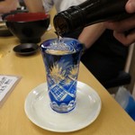 熟成魚と日本酒と藁焼き 中権丸 - 純米吟醸 磯自慢