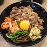 焼肉のさがみや - リブロース丼 2枚盛り