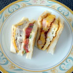 チャウ - クラブハウスローストチキン、チャウレットS（海老入り厚焼き玉子）