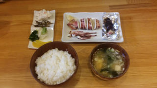Arakawa - イカの丸焼き定食1200円
