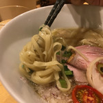 饗 くろ喜 - 特製塩そば(平打ち麺)¥1250