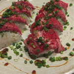 酒場わたなべ - 牛の棒寿司