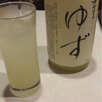 酒場わたなべ - ユズ酒の炭酸割り