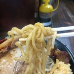 蔦重 - 2016年6月　子豚黒ラーメン　ニンニク少し　1000円