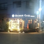 Ocean Grill noov - お店の外観がお洒落に見えました