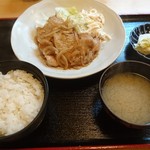 ふじ - 豚の生姜焼き定食