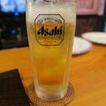 うなぎ屋酒坊・画荘 越後屋 - 28年7月　生ビール