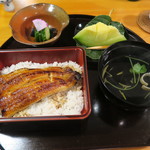 うなぎ屋酒坊・画荘 越後屋 - 28年7月　三河鰻重セット